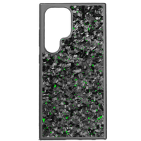 Étui magnétique avec découpe pour appareil photo et béquille en fibre de carbone pour Samsung Galaxy S26 Ultra