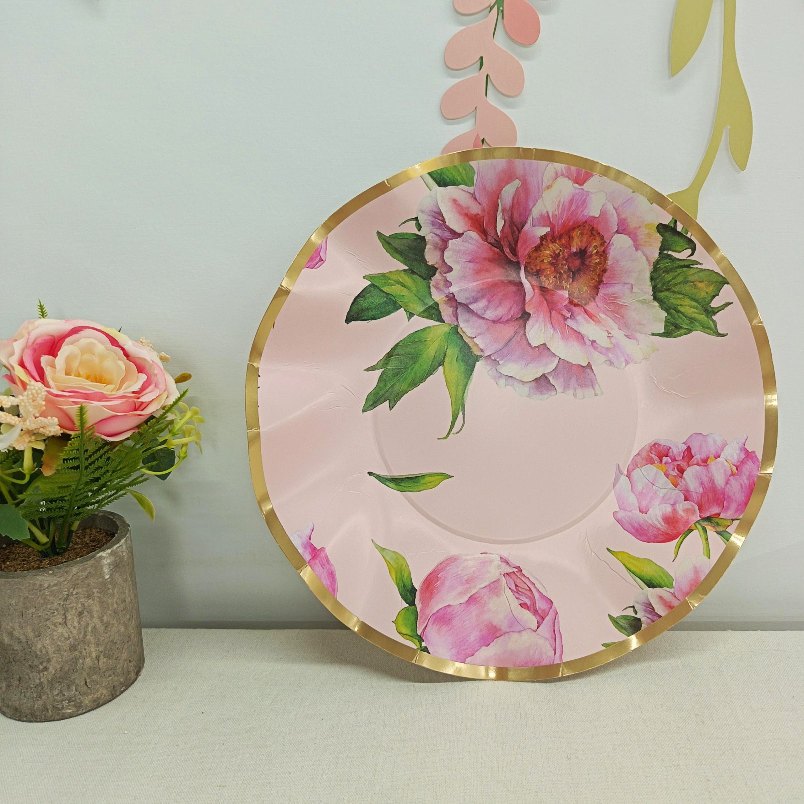 red 10.5inch plate*8pcs