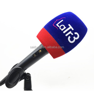 L'europe <span class=keywords><strong>FM</strong></span> <span class=keywords><strong>radio</strong></span> <span class=keywords><strong>studio</strong></span> canal micro éponge mousse micro drapeaux Pare-Brise formes cutflock finition impression - Product Image 5