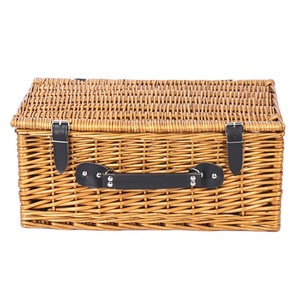 Cane Willow Wicker Baskets Handgemachte Wicker Kleidung Aufbewahrung sbox Aufbewahrung skorb Finishing Food Box Picknick korb mit Deckel