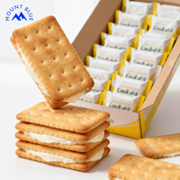 Biscuits à la crème au chocolat de qualité supérieure, croustillants, sucrés, emballés individuellement, personnalisables, boîte cadeau, biscuits pour grignoter, cadeaux