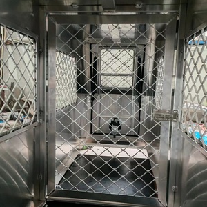 HERUI HRC-1 Portable Pickup Dog Cage Toolbox Customizable Size Powder Coated Waterproof Gull Wing Lock 2 Compartments 2000L - Product Image 5