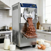 Machine à glace dure commerciale à refroidissement par air comprimé, faible bruit, certifiée Energy Star, écran tactile 5 pouces, sur pied