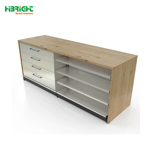 Comptoir de <span class=keywords><strong>caisse</strong></span> de magasin de style américain avec fonction de stockage adapté à divers magasins - Product Image 1