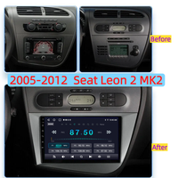 Autoradio Android Auto CarPlay Mirror Link GPS Amplificateur pour Seat Leon2 MK2 Altea XL 2004-2015 avec Garantie 1 An