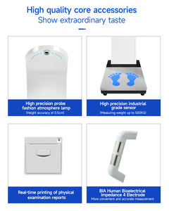 डिजिटल स्मार्ट ऊंचाई वाले वजन पैमाने शरीर की वसा संरचना Bi रिपोर्ट के साथ अस्पताल के लिए स्वास्थ्य निगरानी टकसाल - Product Image 3