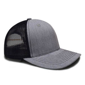 Gorra Trucker Bicolor Lisa al por Mayor, Gorra Trucker con Malla Trasera, Gorras Trucker Snapback con Logotipo Personalizado Bordado para Hombre - Product Image 3