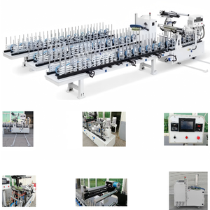Machine automatique <span class=keywords><strong>de</strong></span> placage <span class=keywords><strong>de</strong></span> cadres <span class=keywords><strong>de</strong></span> portes en MDF/aluminium avec colle thermofusible PUR, machine <span class=keywords><strong>de</strong></span> placage <span class=keywords><strong>de</strong></span> profilés <span class=keywords><strong>de</strong></span> cadres <span class=keywords><strong>de</strong></span> portes en film PVC/papier/placage - Product Image 1