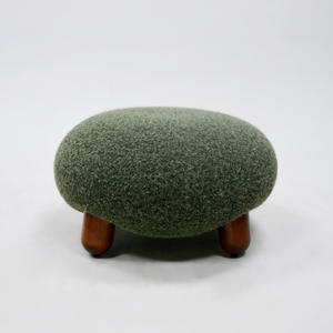 Fauteuil individuel vert crème moderne, style décontracté et tendance, en tissu bouclé, pour salon et chambre à coucher - Product Image 5