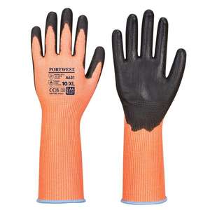 ถุงมือ5036108360659รุ่น Vis-Tex คัฟฟ์ยาวสีส้ม/ดำแบบ A631O8RXXL - Product Image 1