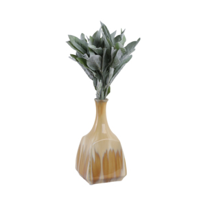 Vaso Decorativo in Ceramica Smaltata Bicolore, Vaso Scultoreo per Fiori, per Soggiorno, Arredamento Casa, Cucina, Camera da Letto - Product Image 2