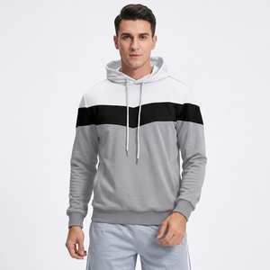 Sweat-shirts décontractés pour hommes en polaire polyester/coton de haute qualité, coupe régulière, séchage rapide, respirants, prix de gros, logo personnalisé, style urbain - Product Image 1