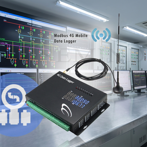 Enregistreur de données sans fil 4G 4-20ma Station météo Capteur de température Modbus avec Modbus Tcp Io - Product Image 1