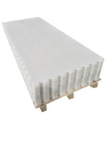 Tapis de tir de hockey en UHMWPE autolubrifiant pour intérieur 1500x750x3mm avec logo personnalisé pour des performances optimales en hockey sur glace Blanc/Bleu/Noir