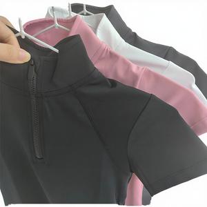 Ropa Ecuestre Infantil de Algodón Rosa con Media Cremallera, Pantalones Jodhpur y Breeches para Montar a Caballo, MOQ Bajo - Product Image 4