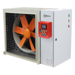 Ventilateur axial SODECA 24 pouces avec pales en alliage d'aluminium, 2900 tr/min, roulement à billes, blanc, pour ventilation d'étable électrique - Product Image 1