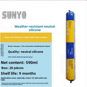 Scellant pour pare-brise imperméable de <span class=keywords><strong>haute</strong></span> qualité, non corrosif, colle liquide pour verre, adhésif <span class=keywords><strong>silicone</strong></span>, scellant pour la construction et le transport - Product Image 5