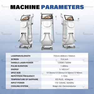 Professionele Diode Laser Ontharing Machine 3 Golflengte 755 808nm 1064 Koelsysteem Pijnloze <span class=keywords><strong>Epilator</strong></span> Permanente Epilatie - Product Image 6