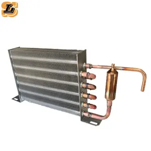 Mini air cooled freon water heat exchanger for mini condensing unit