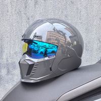 Casque de moto rétro Scorpion ABS pour motard grande taille, léger, intégral et protecteur