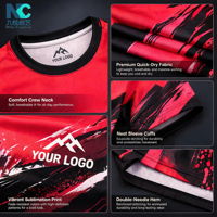 Ensemble de vêtements d'équipe de course à pied et de cyclisme personnalisés avec impression par sublimation, respirant, à séchage rapide, t-shirt de sport, short, sac à cordon