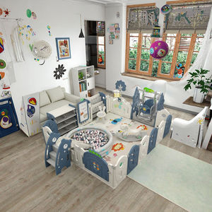 MIGO คอกกั้นสำหรับเด็กเล็กสนามเด็กเล่นในร่มขนาดใหญ่แบบพกพาสำหรับเด็กสำหรับห้องนอนทำจากพลาสติกทนทาน - Product Image 3