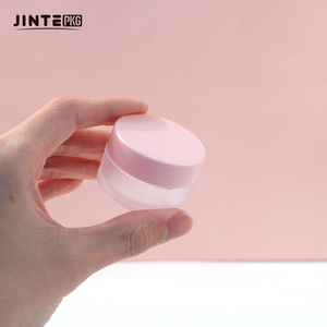 Petit pot en plastique PETG d'emballage cosmétique avec couvercle rose pour gommage <span class=keywords><strong>baume</strong></span> à lèvres soins de la peau 5g 10g 15g - Product Image 4