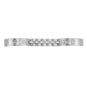 Luxury High Quality Breathable 20mm Silver Brush Stainless Steel 316L Bracelet Watch Band <b>Strap</b> - Product Image 1