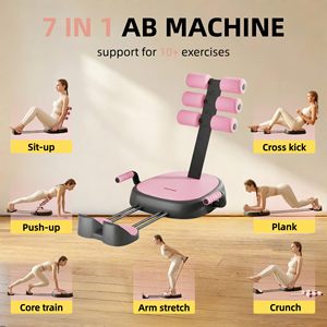 Máquina de Abdominales XLAN 7 en 1, Equipo de Ejercicio <span class=keywords><strong>para</strong></span> Abdominales con Asa Auxiliar Extraíble, Equipo de Entrenamiento en Casa <span class=keywords><strong>para</strong></span> Abdominales, Piernas y Brazos - Product Image 2