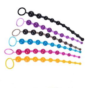 Weibliche Masturbation TPE 10 Perlen Anal <span class=keywords><strong>Plug</strong></span> SM Sexspielzeug G-Punkt Kristall perle <span class=keywords><strong>Butt</strong></span> <span class=keywords><strong>Plug</strong></span> Schwanz Perle Spaß Adult Toy für Paare - Product Image 6