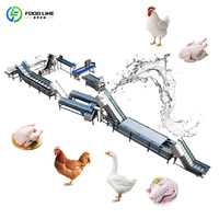 Ligne d'abattage de poulets semi-automatique, mini-machine d'abattage de poulets, équipement d'abattage rotatif pour poulets