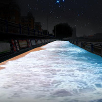 Projection holographique 3D immersive à grande échelle pour l'intérieur et l'extérieur, à l'œil nu, pour la cartographie des étages de bâtiments en 3D