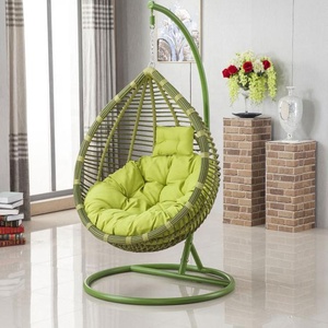 Outdoor <strong>Patio</strong> Furniture Rattan Garden Chair Hanging Wicker Egg Shaped <strong>Patio</strong> <strong>Swings</strong> - Product Image 1