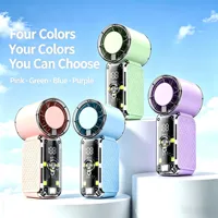 Offre limitée T81 - Ventilateur portable, mini ventilateur à main, ventilateurs personnalisés, ventilateur à main à cinq turbines