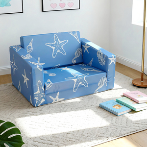 Sofá <span class=keywords><strong>Cama</strong></span> Convertible de <span class=keywords><strong>Espuma</strong></span> Comprimida Refrescante para Bebés y Niños Pequeños, Venta al Por Mayor - Product Image 5