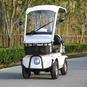 Двигатель OEM 650 Вт, бесщеточный, с питанием от батареи, инвалидный Электрический четырехколесный мобильный скутер с крышей - Product Image 1