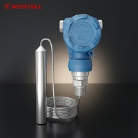 Niveaumètre hydrostatique câblé en acier inoxydable Weistoll, portée 100 m, protection IP68, précision 0,25 % FS, garantie 1 an