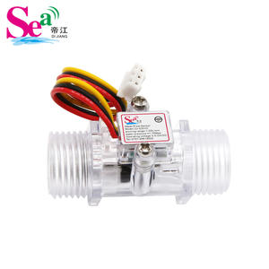 Capteur de débit d'eau à effet Hall S201C à 4 points G1/2 Débitmètre pour machines à café Purificateurs d'eau Distributeurs d'eau - Product Image 1