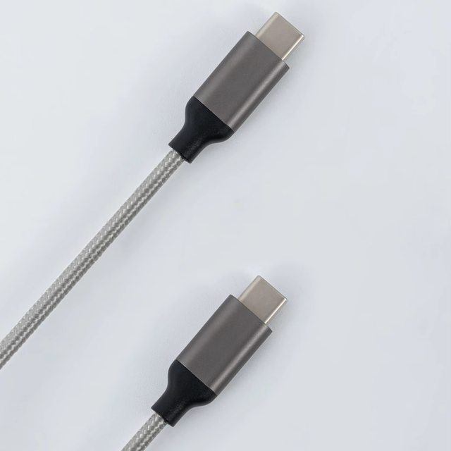 USB Type C to Type C PD 60W Fast Charging Data Cable 1M OEM logo Classic Nylon Braided Cable Factory Wholesale Price for iphone