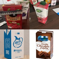 Machine de remplissage automatique aseptique pour cartons de briques, pour la production de lait, de jus et de boissons en ligne de conditionnement