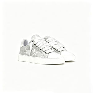 Zapatillas Deportivas de Lona con Cordones, Estilo Moderno, para Verano, con Plataforma y Suela de Goma, Forro de Malla, Color Sólido, para Parejas - Product Image 1