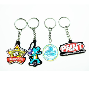 LINKAZ <span class=keywords><strong>PVC</strong></span>カスタムロゴ防水キーホルダー2022プロモーションアイテム3Dデザイン花/動物テーマソフトラバー<span class=keywords><strong>PVC</strong></span>キーホルダー - Product Image 4