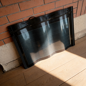 بلاط سقف شمسي كهروضوئي منحني أسود 45 واط، بلاط BIPV لتجديد المنازل للسوق الأوروبية - Product Image 2