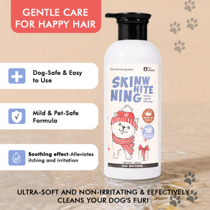 Shampooing Professionnel OEM <span class=keywords><strong>Anti</strong></span>-Allergène pour Chiens Blancs – Formule Hypoallergénique Éclaircissante pour Peaux Sensibles et Poils Blancs - Product Image 1