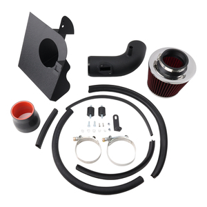 AOSU High Quality Cold Air Intake Kit + Filter Red for 2006-2011 for for 1.8L L4 Cold Shield Air Intake System AIM110-BK-RD - Product Image 2