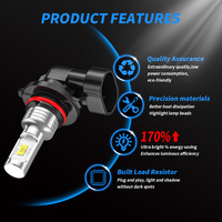 DXZ bohlam lampu kabut LED 3570, Auto 2 buah H8 H11 H16 perak 6000K putih 12V lampu mengemudi 6500K HB4 9006 HB3 9005
