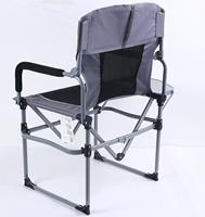 Chaise de directeur robuste personnalisée de haute qualité avec table d'appoint, design pliable facile pour extérieur, plage, jardin