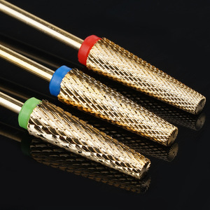 Super Long 5 in 1 Tapered Carbide Nail Drill Bit Cross Cut Tungsten E <b>File</b> Bit with Storage <b>Box</b> - Product Image 5