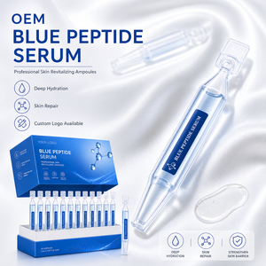 OEM Blue <b>Serum</b> Korean Laboratory Skin Repair Brightening Apply Facial <b>Serum</b> Custom Sample Private Label Manufacturer - Product Image 2