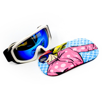 Housse de protection élastique personnalisée pour masque de ski en polyester et élasthanne pour lunettes de neige